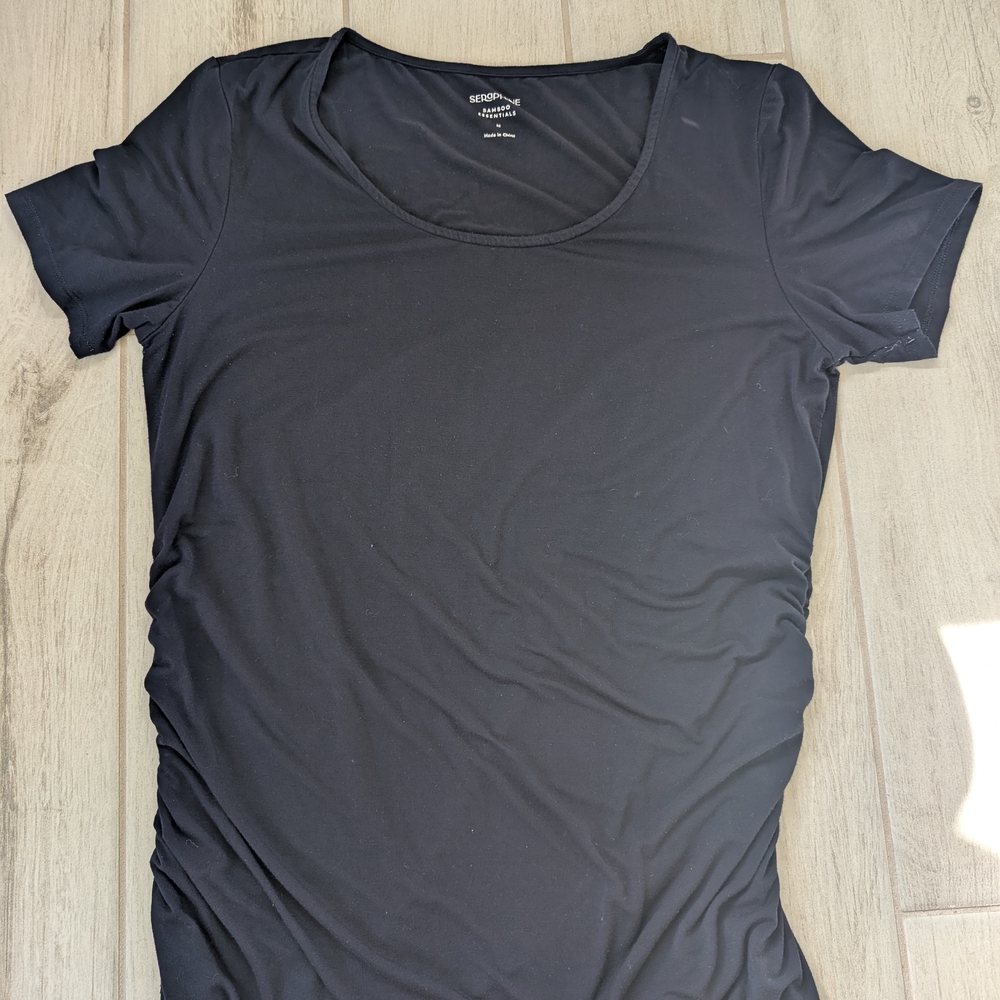 Seraphine Black Maternity Shirt